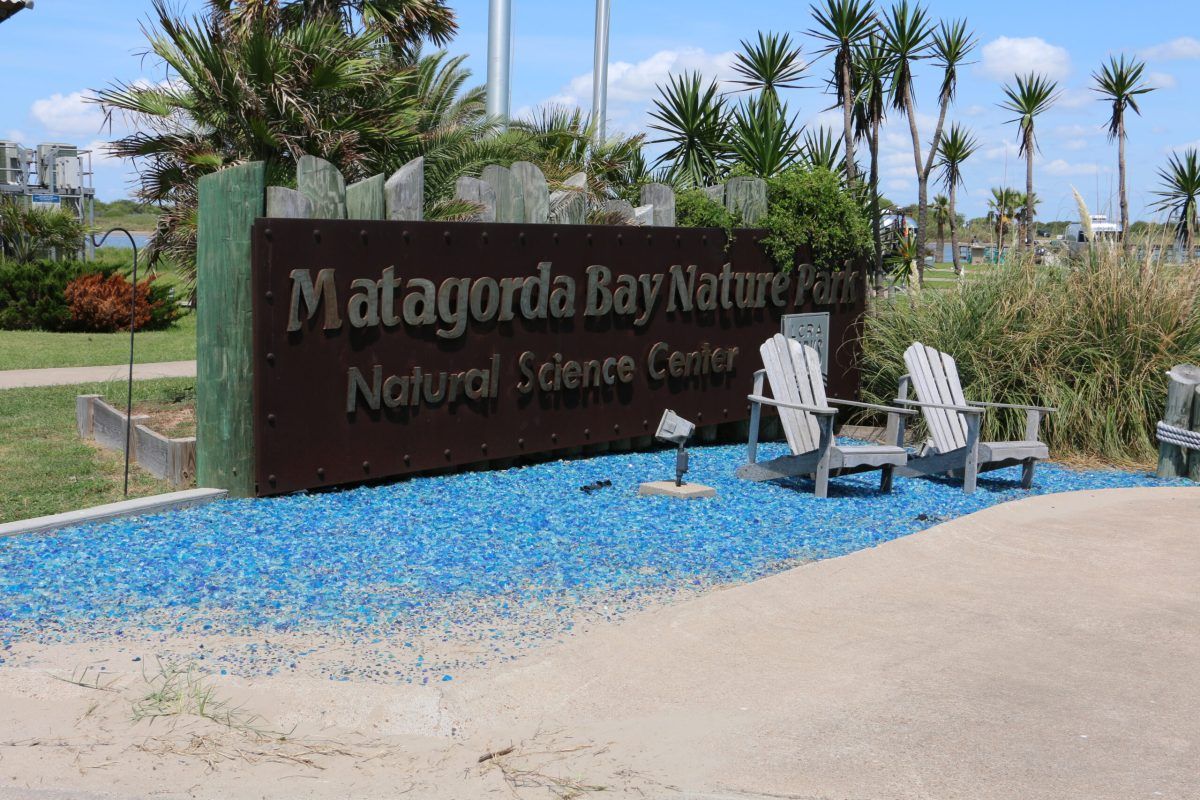 Matagorda Bay Nature Park scenery on the Texas coast